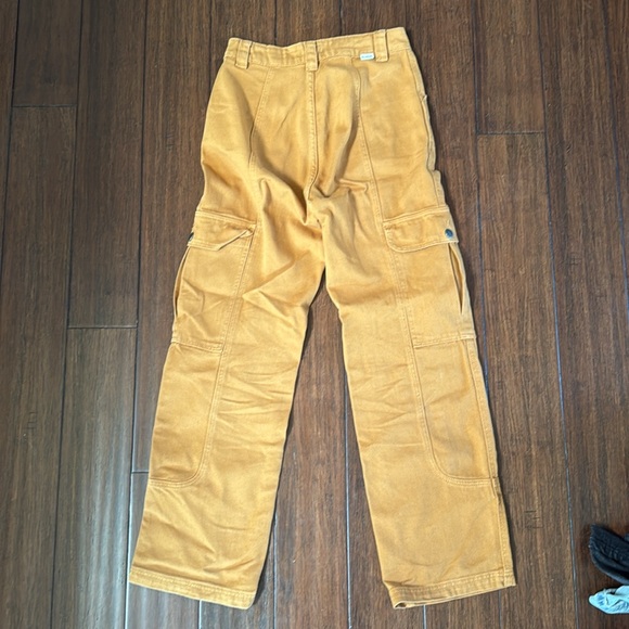 Billabong Women’s Mustard Cargo Pants - Picture 3 of 5